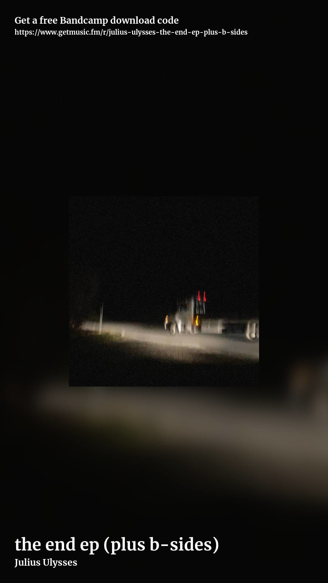 the end ep (plus b​-​sides) by Julius Ulysses, story promo share image