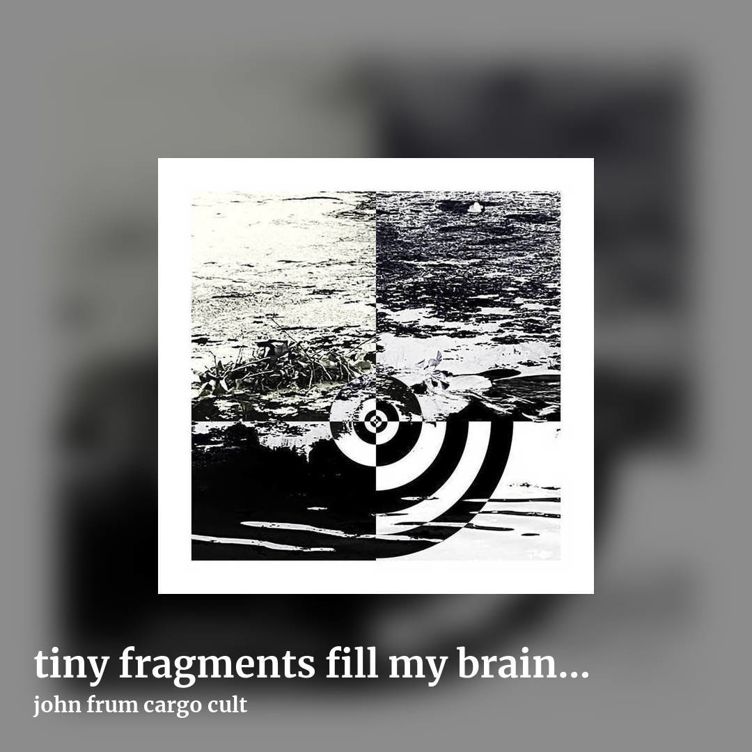 tiny fragments fill my brain til i can no longer think by john frum cargo cult, square clean share image