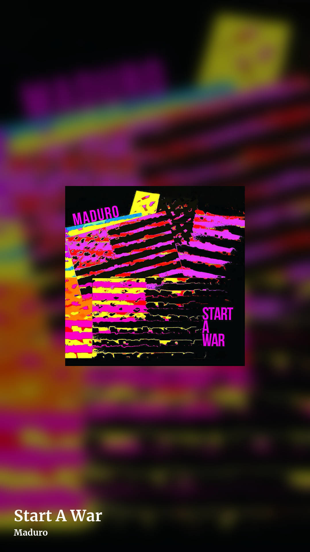 Start A War by Maduro , story clean share image