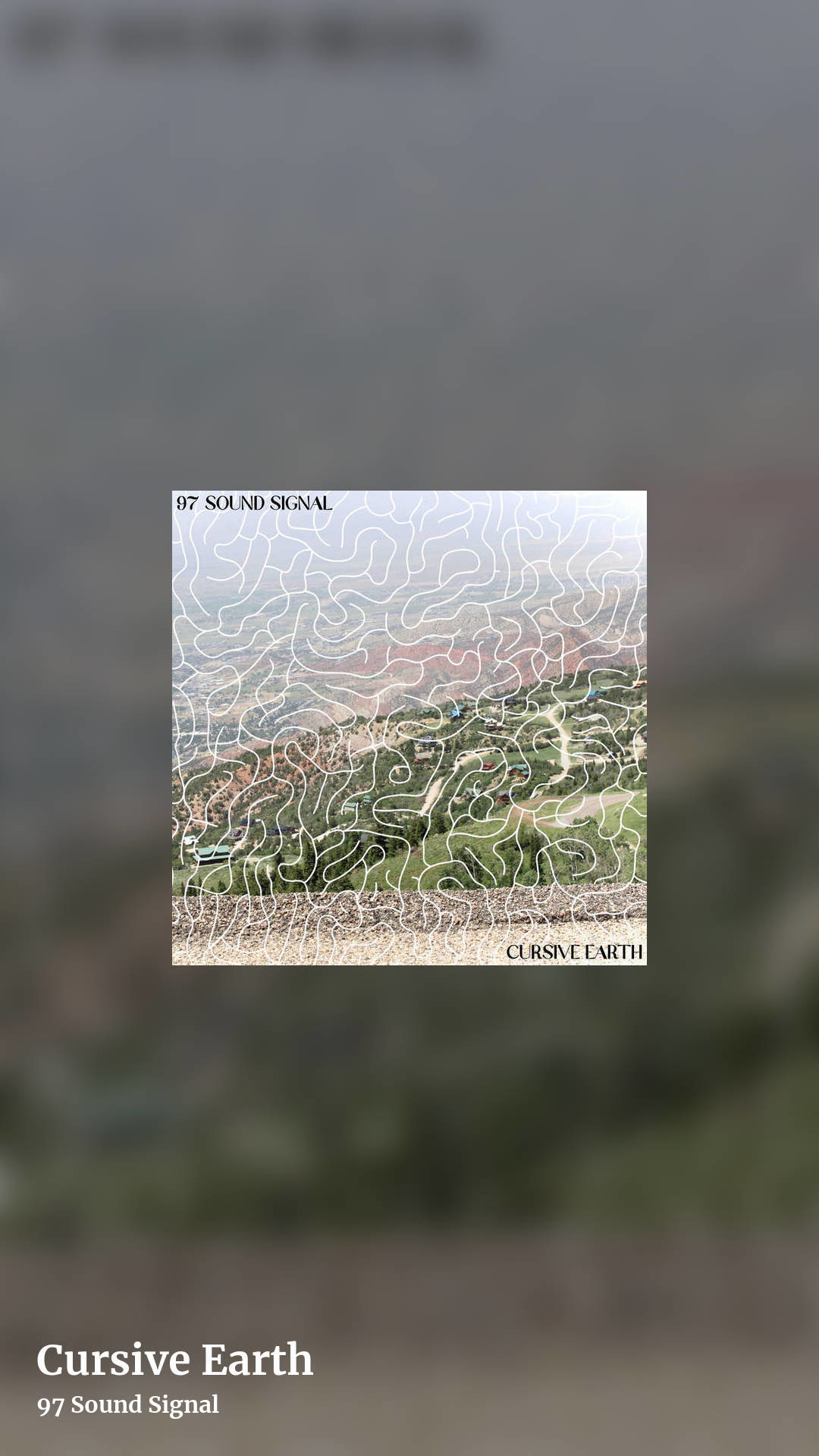 Cursive Earth by 97 Sound Signal, story clean share image