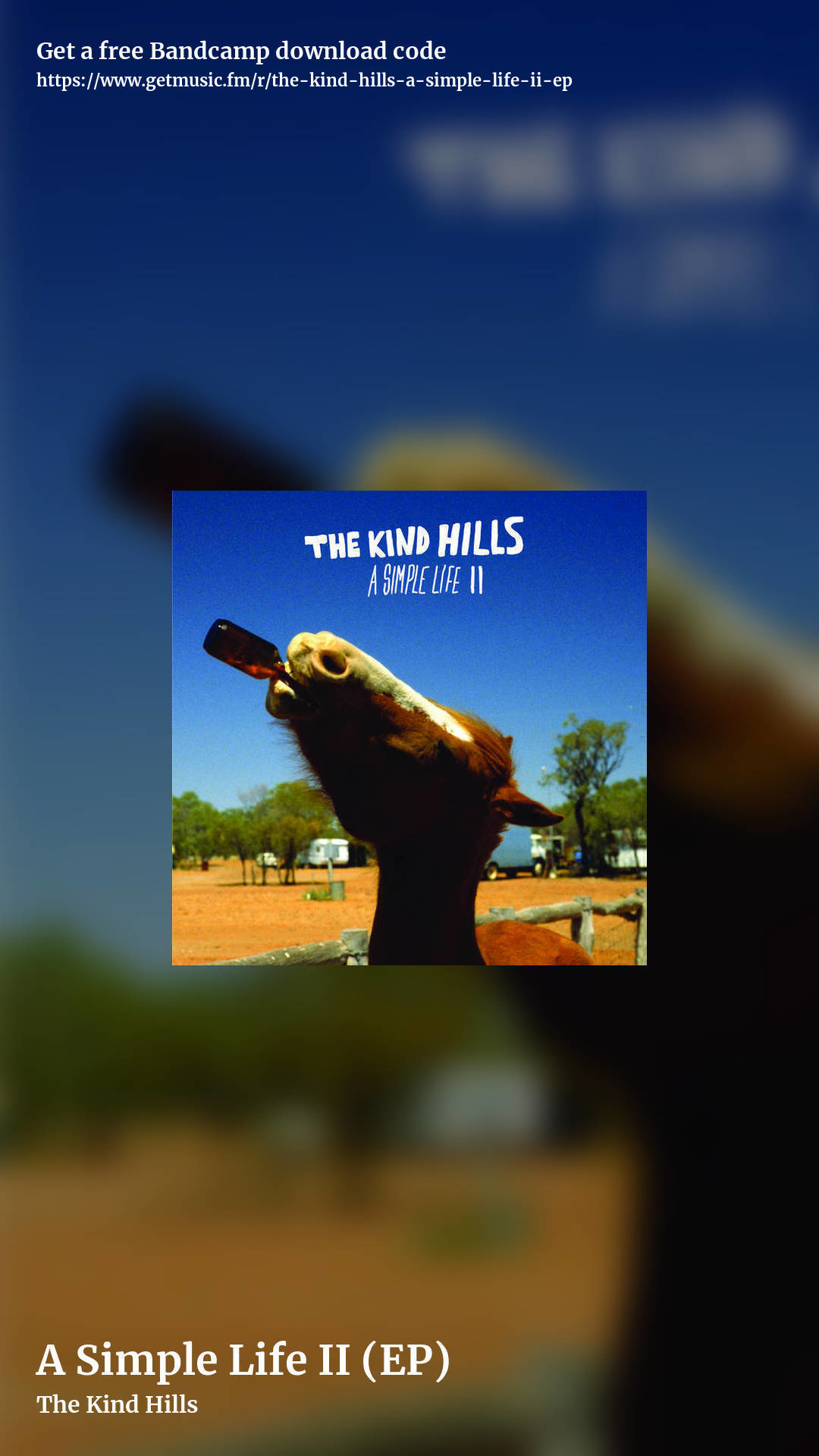 A Simple Life II (EP) by The Kind Hills, story promo share image