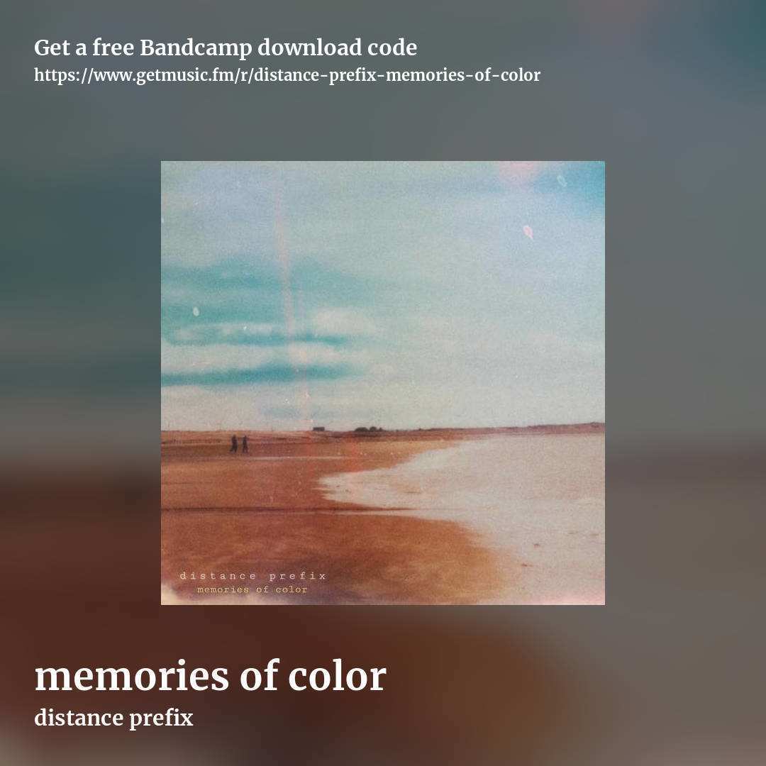 memories of color by distance prefix, square promo share image