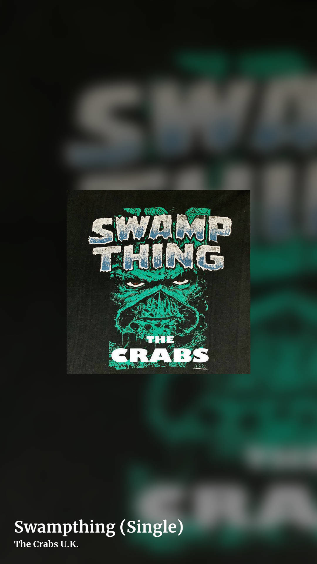 Swampthing (Single) by The Crabs U.K., story clean share image
