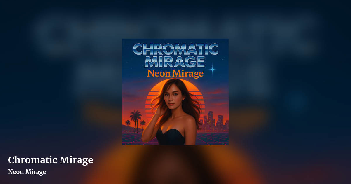 Chromatic Mirage by Neon Mirage, landscape clean share image