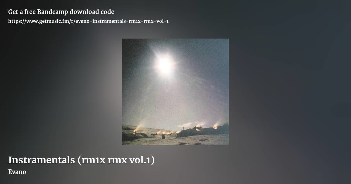 Instramentals (rm1x rmx vol​.​1) by Evano, landscape promo share image