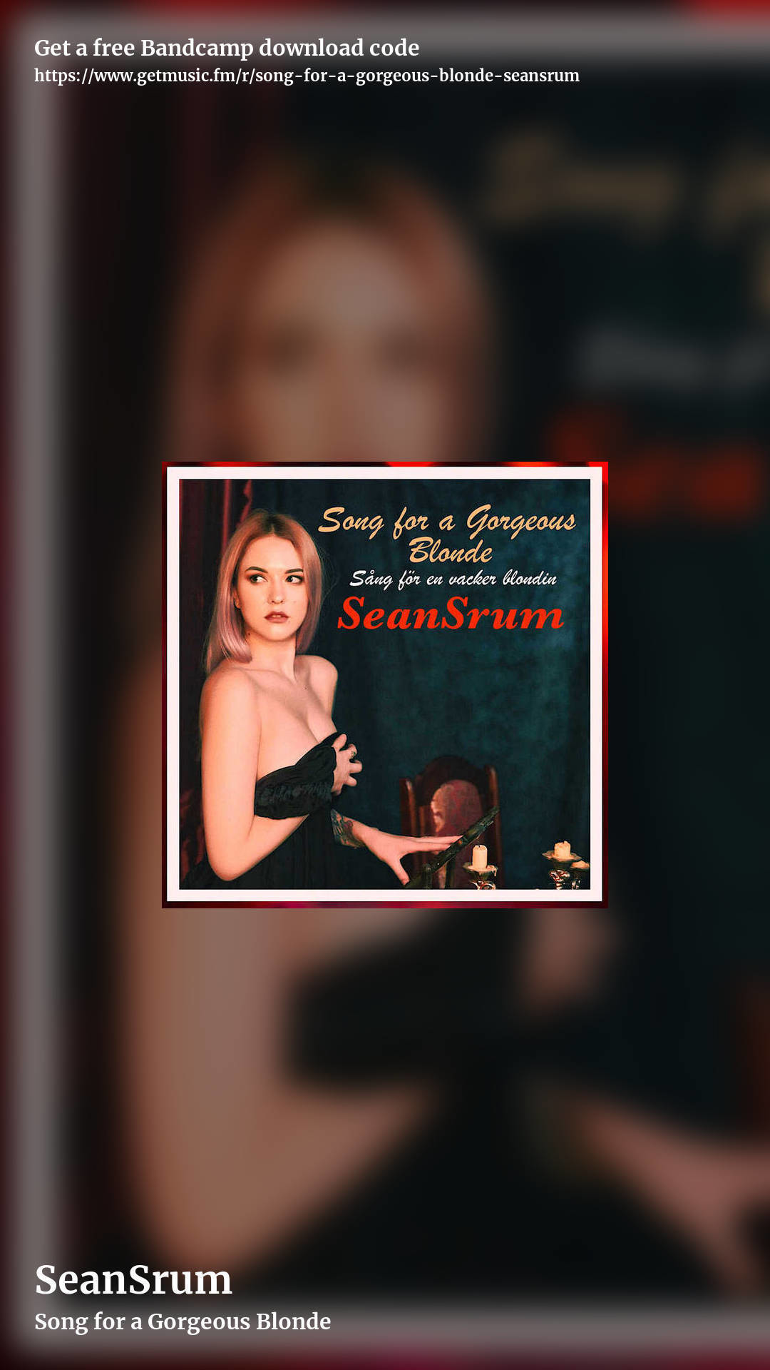 SeanSrum by Song for a Gorgeous Blonde, story promo share image