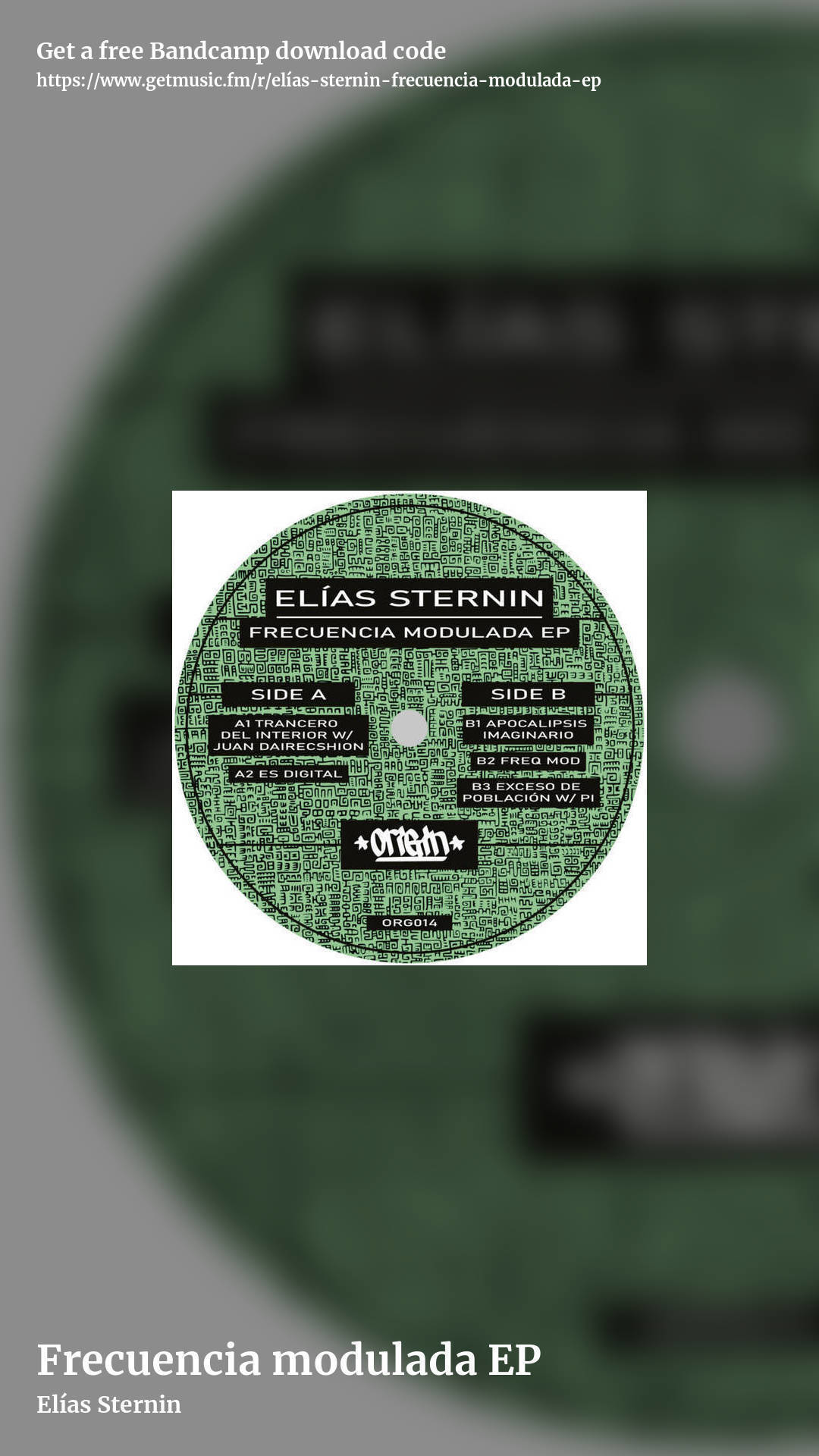 Frecuencia modulada EP by Elías Sternin, story promo share image
