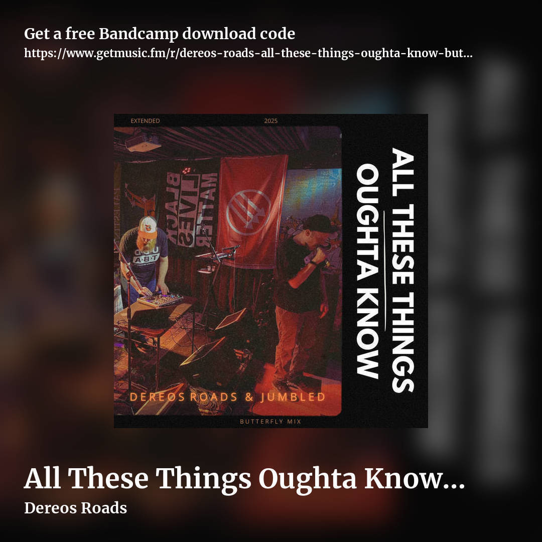 All These Things Oughta Know [Butterfly Mix] by Dereos Roads, square promo share image