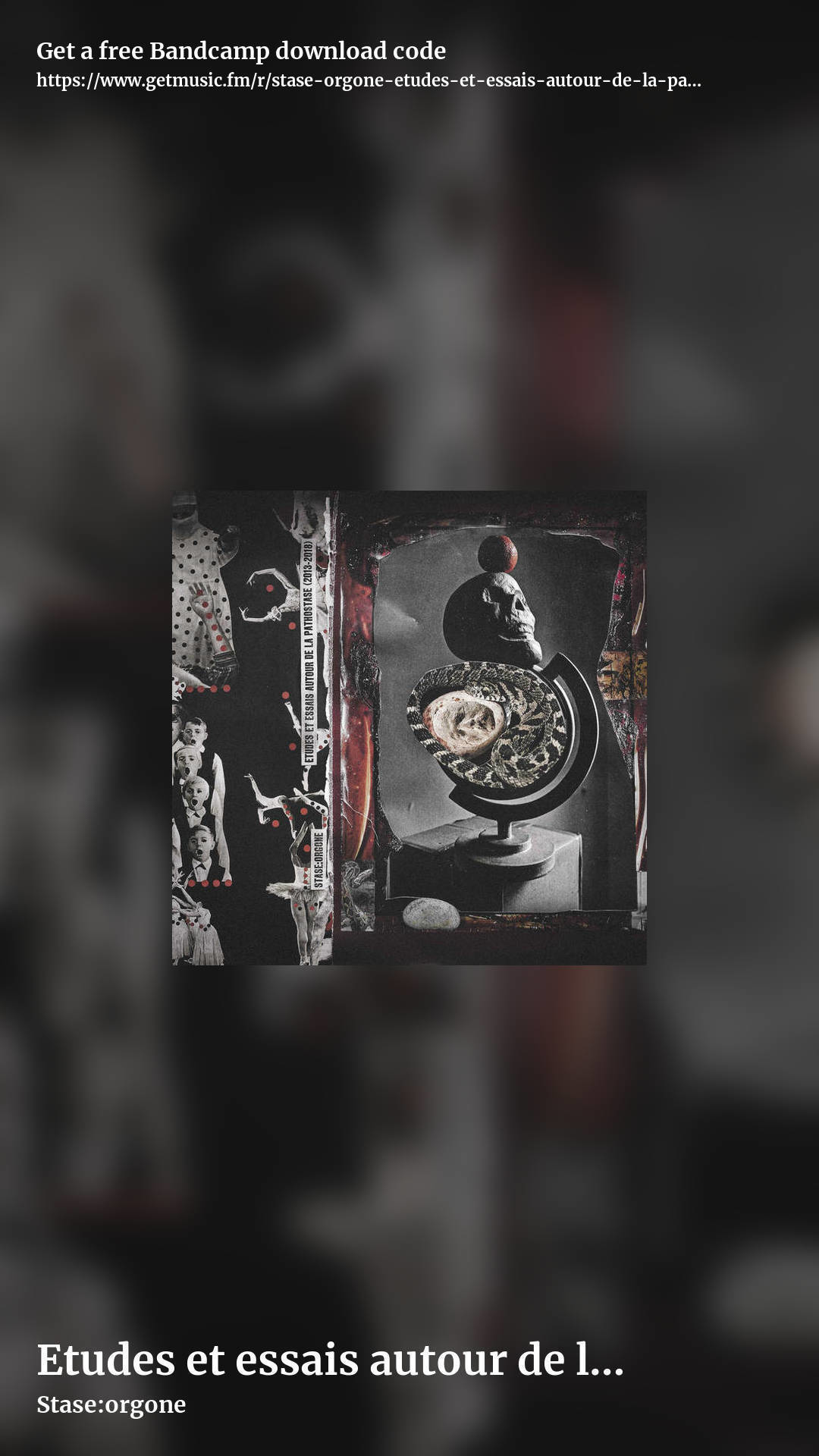 Etudes et essais autour de la pathostase (2013-2018) by Stase:orgone, story promo share image