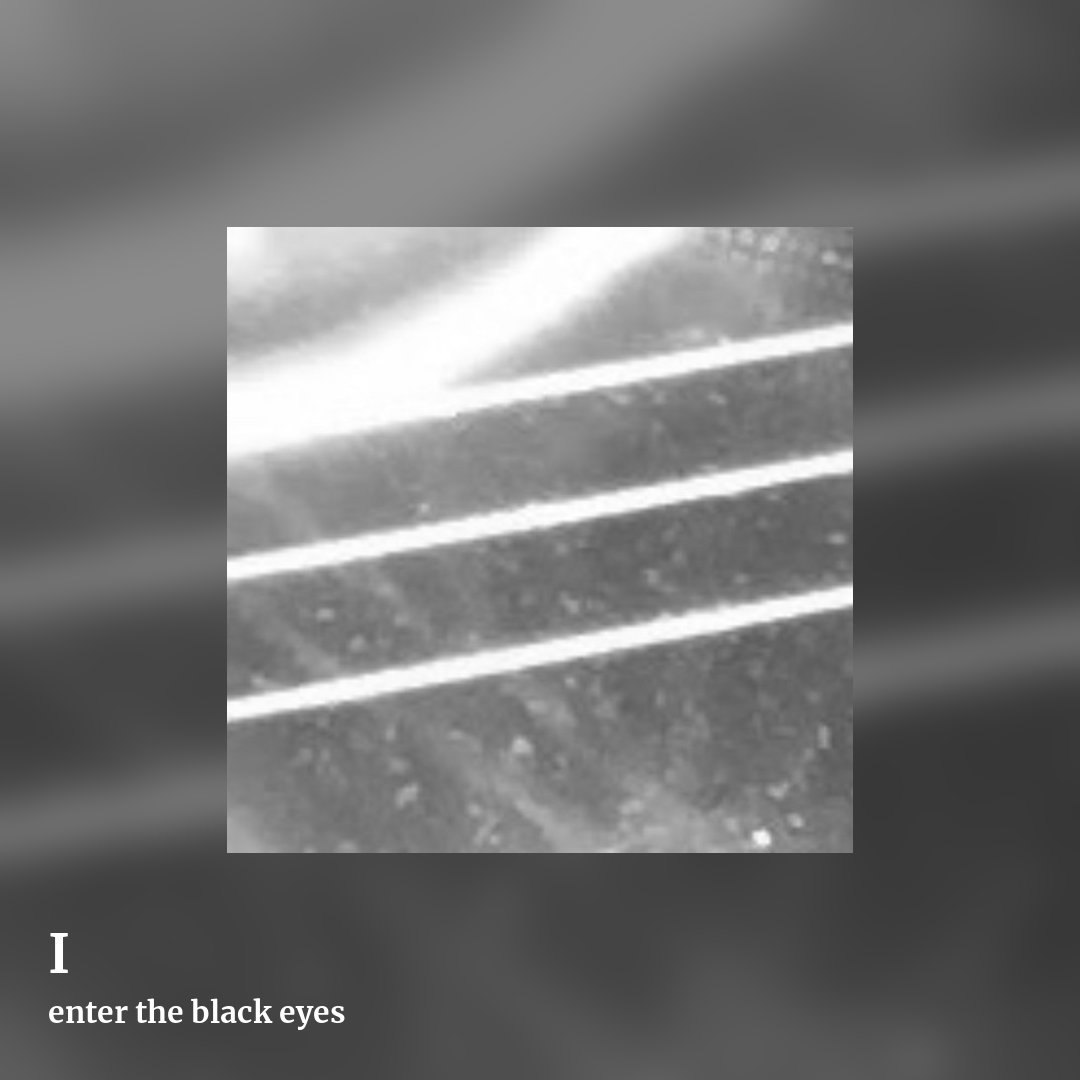 I by enter the black eyes, square clean share image