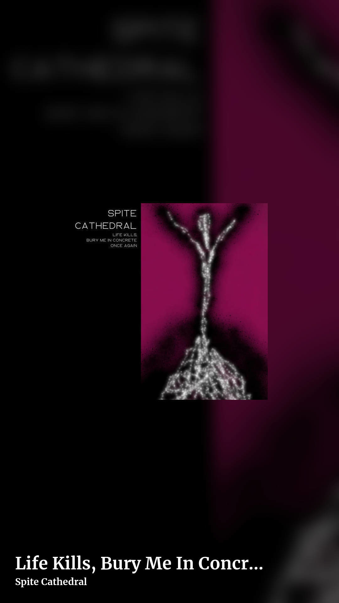 Life Kills, Bury Me In Concrete Once Again by Spite Cathedral, story clean share image