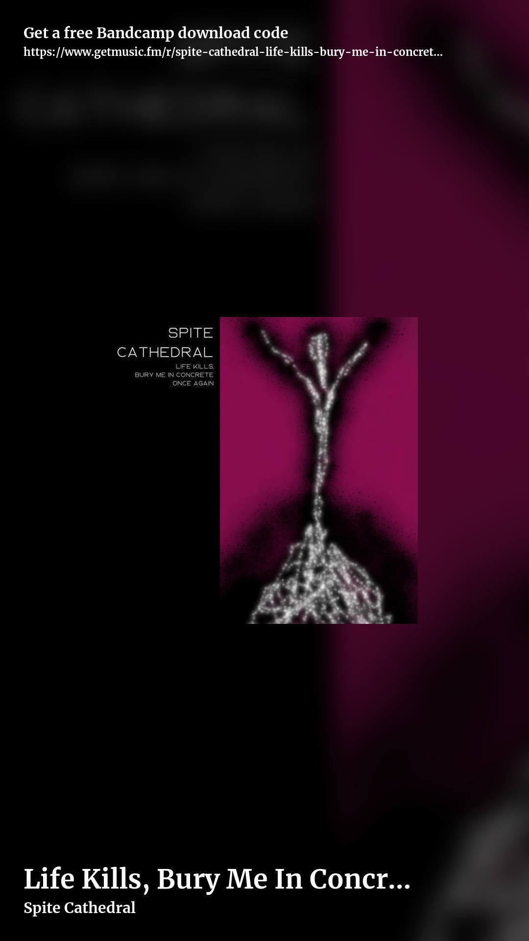 Life Kills, Bury Me In Concrete Once Again by Spite Cathedral, story promo share image