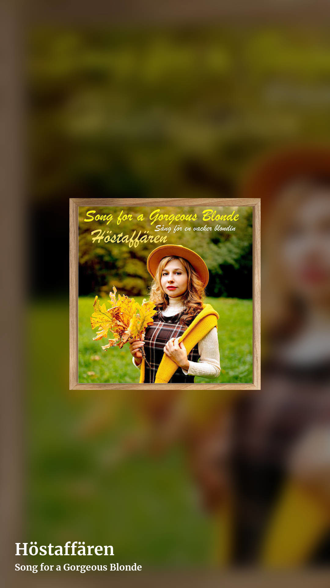 Höstaffären by Song for a Gorgeous Blonde, story clean share image