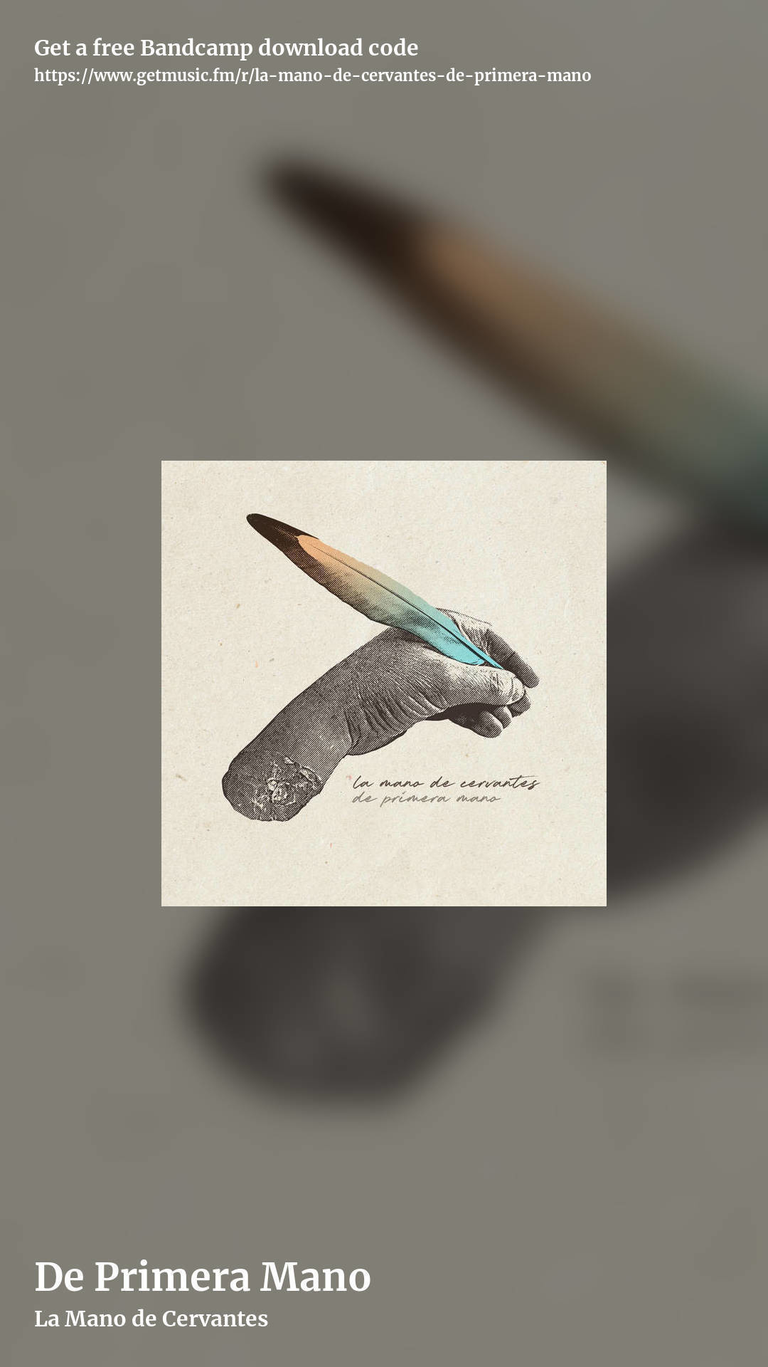 De Primera Mano by La Mano de Cervantes, story promo share image