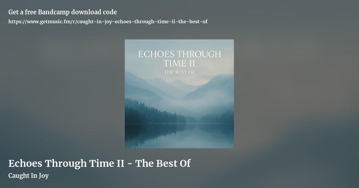 Echoes Through Time II - The Best Of by Caught In Joy, landscape promo share image