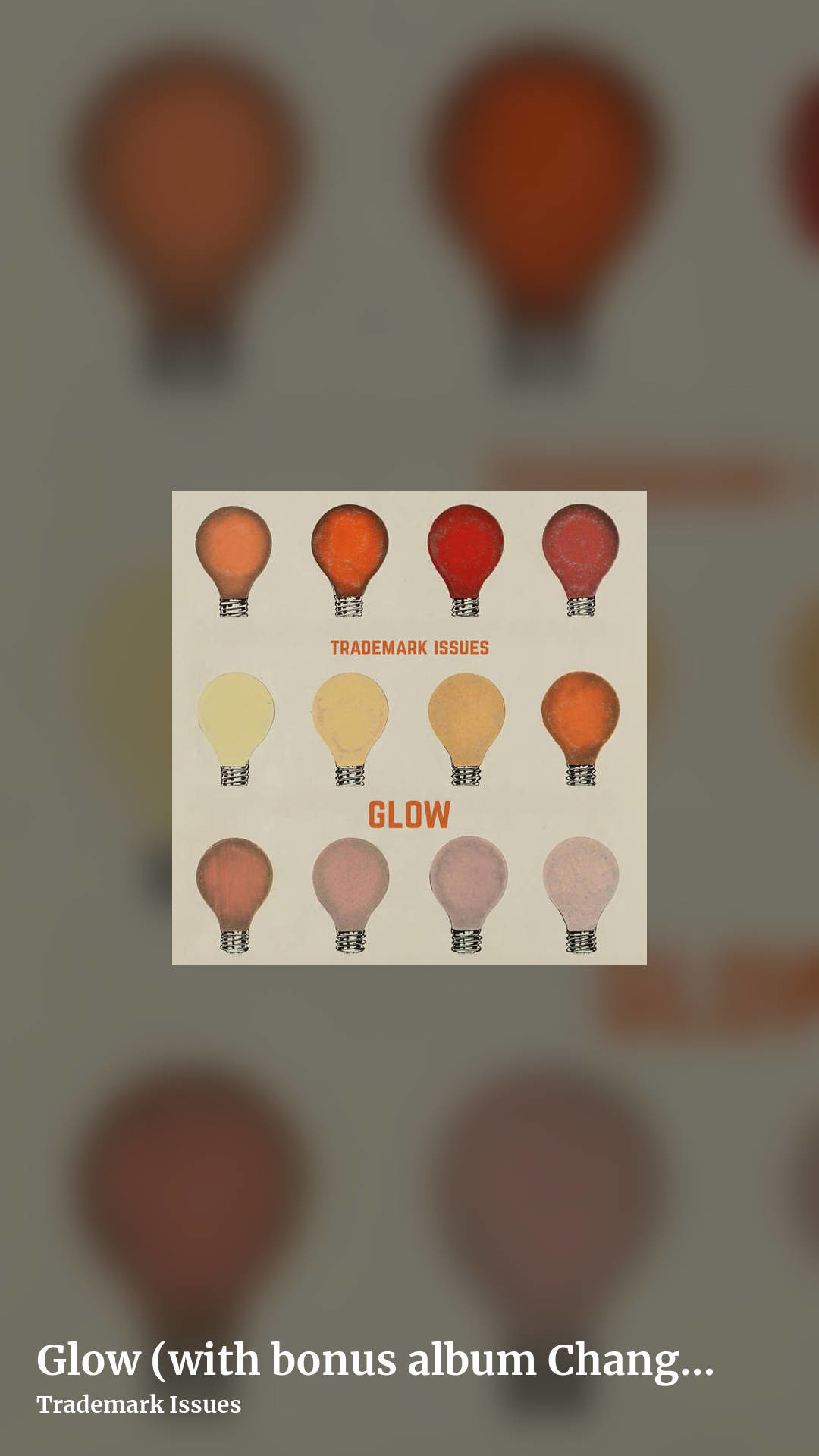 Glow (with bonus album Change This Face) by Trademark Issues, story clean share image