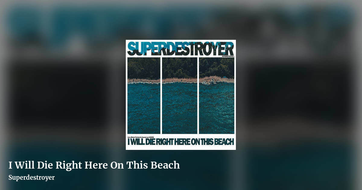 I Will Die Right Here On This Beach by Superdestroyer, landscape clean share image