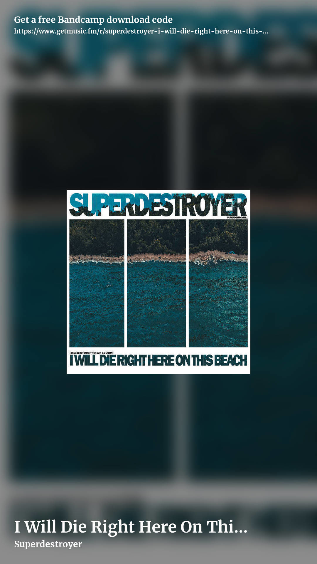 I Will Die Right Here On This Beach by Superdestroyer, story promo share image