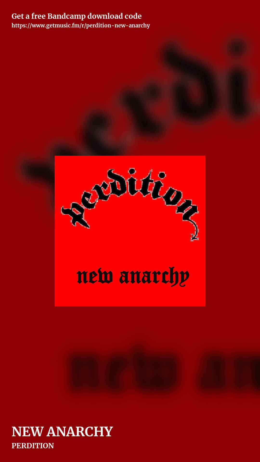NEW ANARCHY by PERDITION, story promo share image