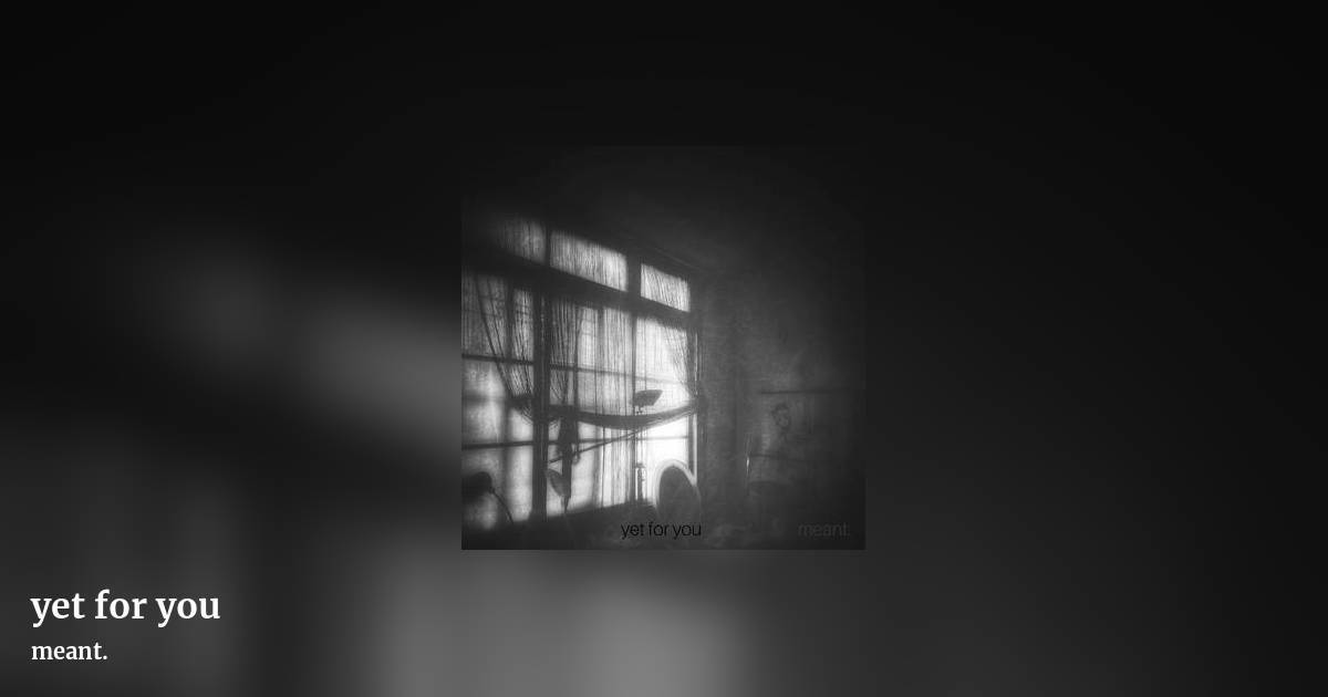 yet for you by meant., landscape clean share image