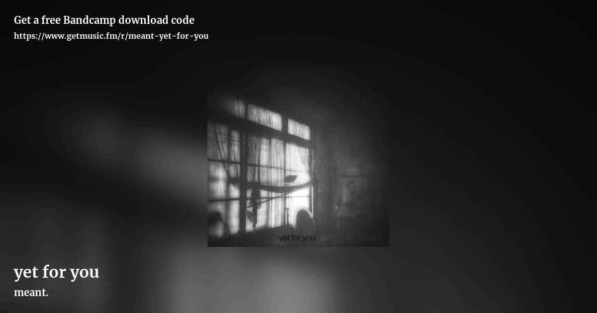 yet for you by meant., landscape promo share image