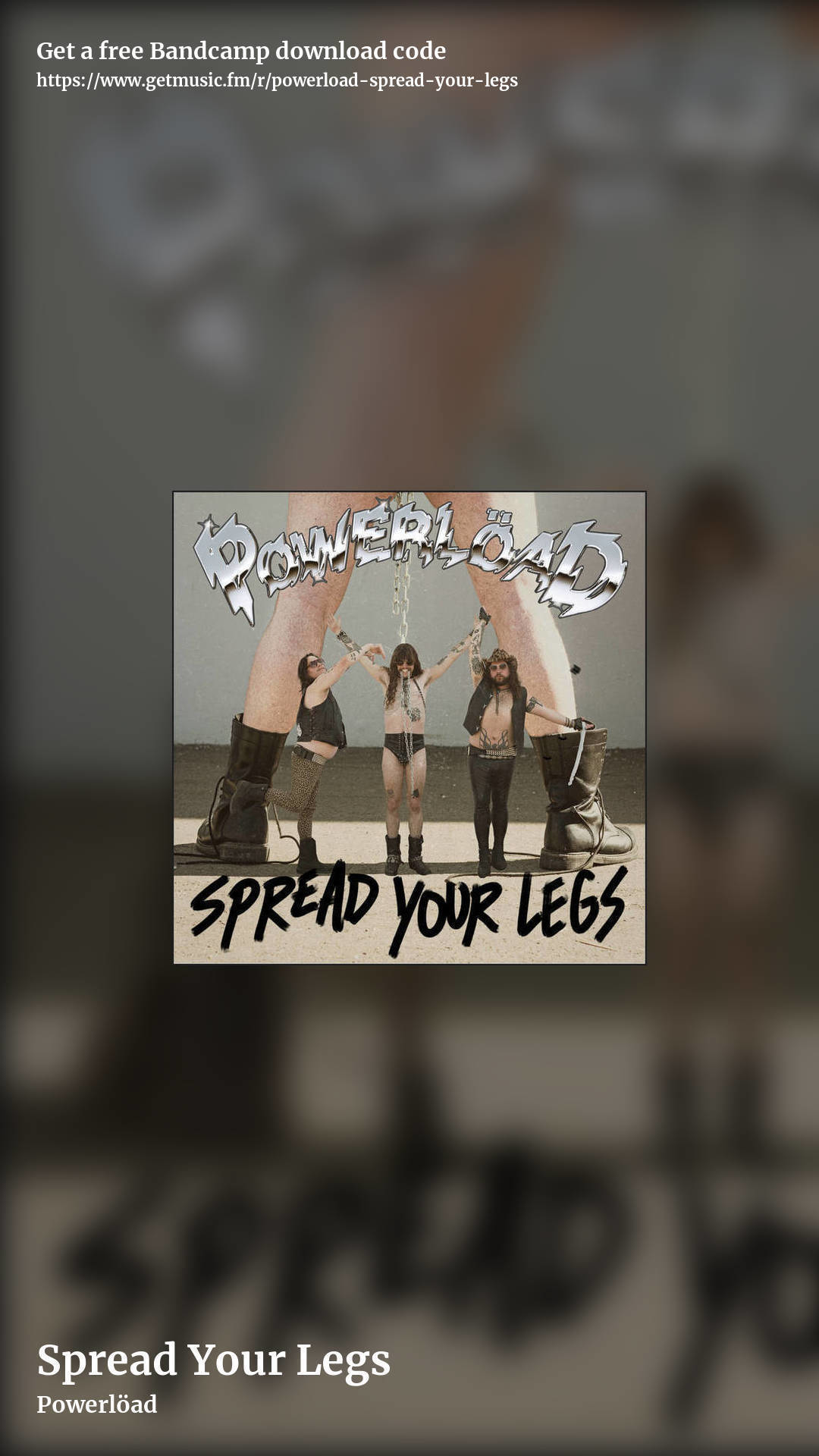 Spread Your Legs by Powerlöad, story promo share image