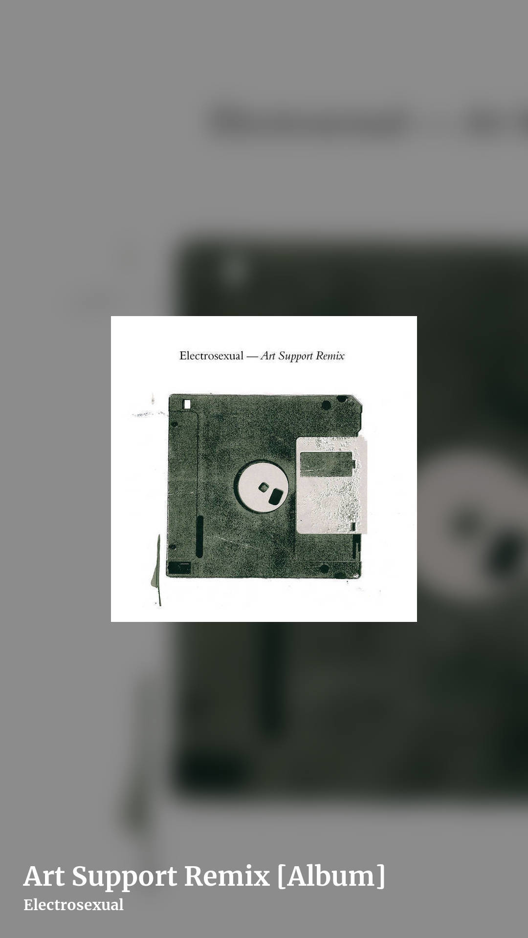 Art Support Remix [Album] by Electrosexual, story clean share image