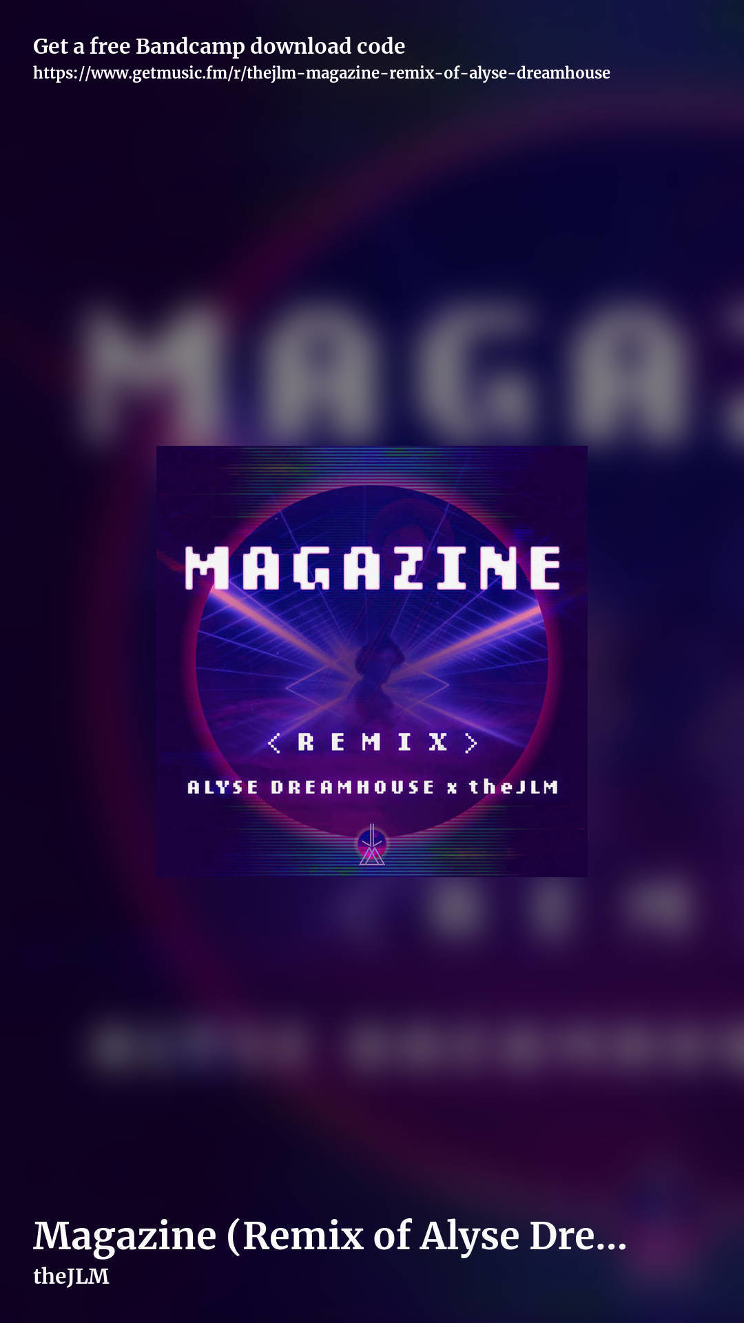 Magazine (Remix of Alyse Dreamhouse) by theJLM, story promo share image