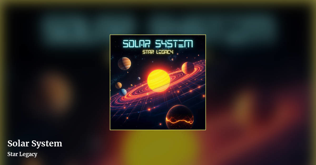Solar System by Star Legacy, landscape clean share image