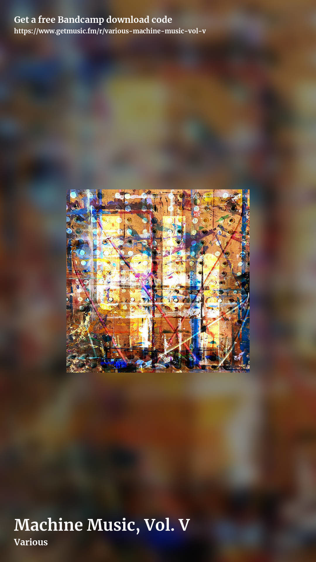 Machine Music, Vol. V by Various, story promo share image