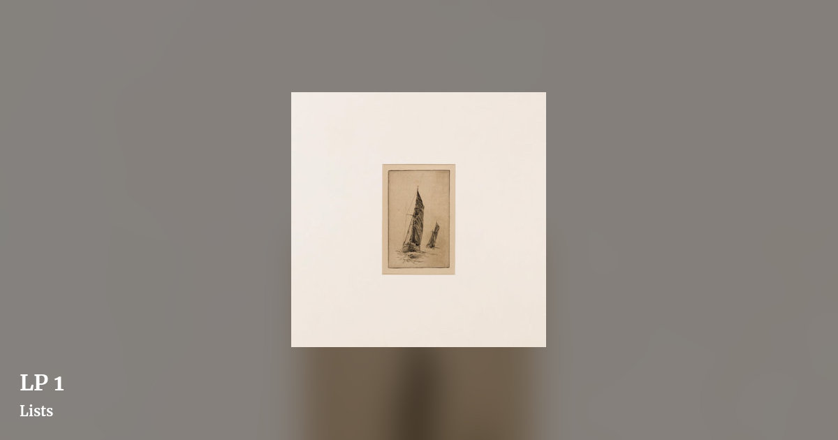 LP 1 by Lists, landscape clean share image
