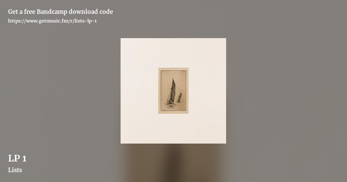 LP 1 by Lists, landscape promo share image