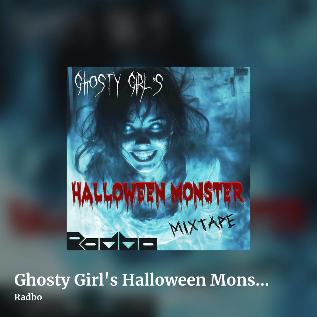 Ghosty Girl's Halloween Monster Mixtape by Radbo, square clean share image