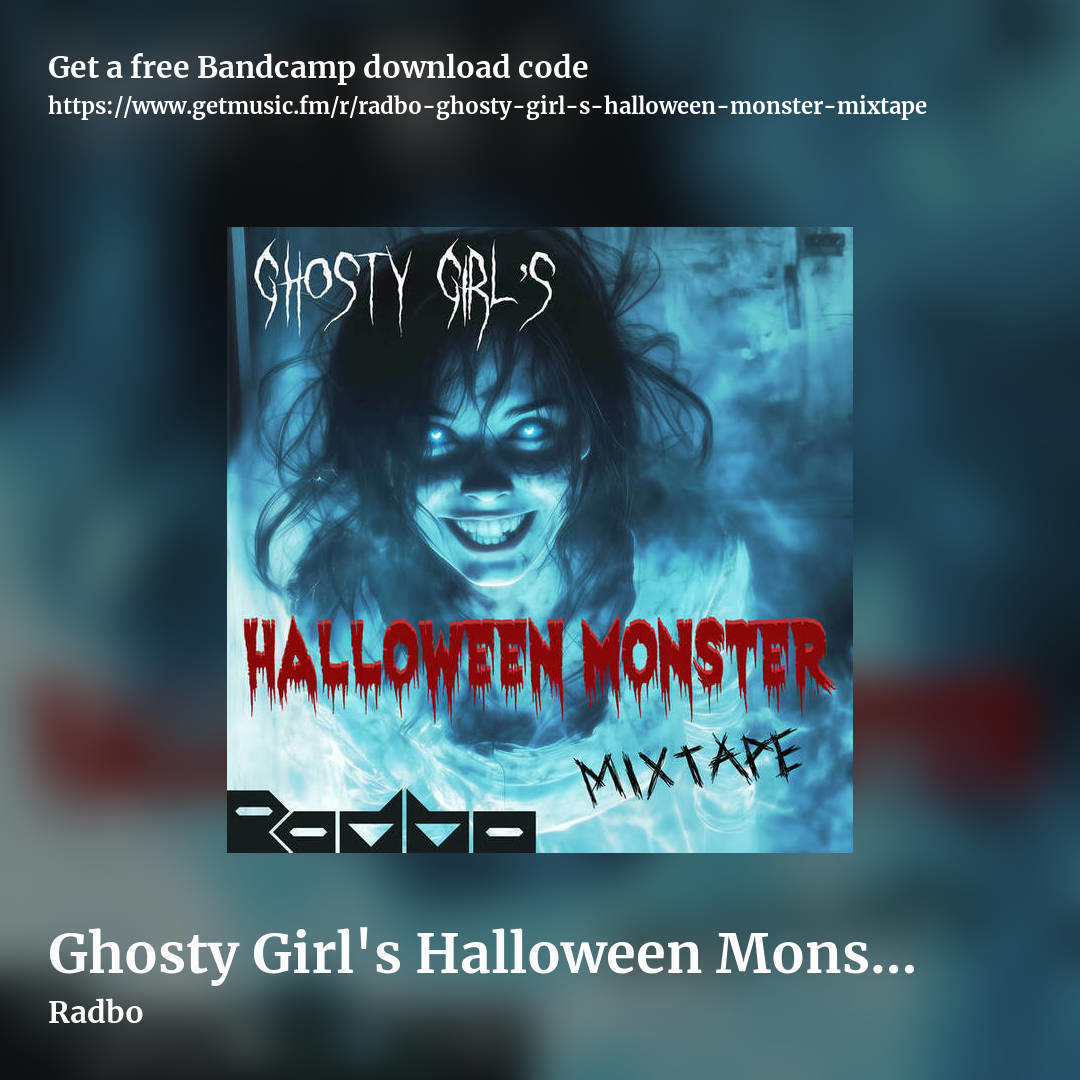 Ghosty Girl's Halloween Monster Mixtape by Radbo, square promo share image