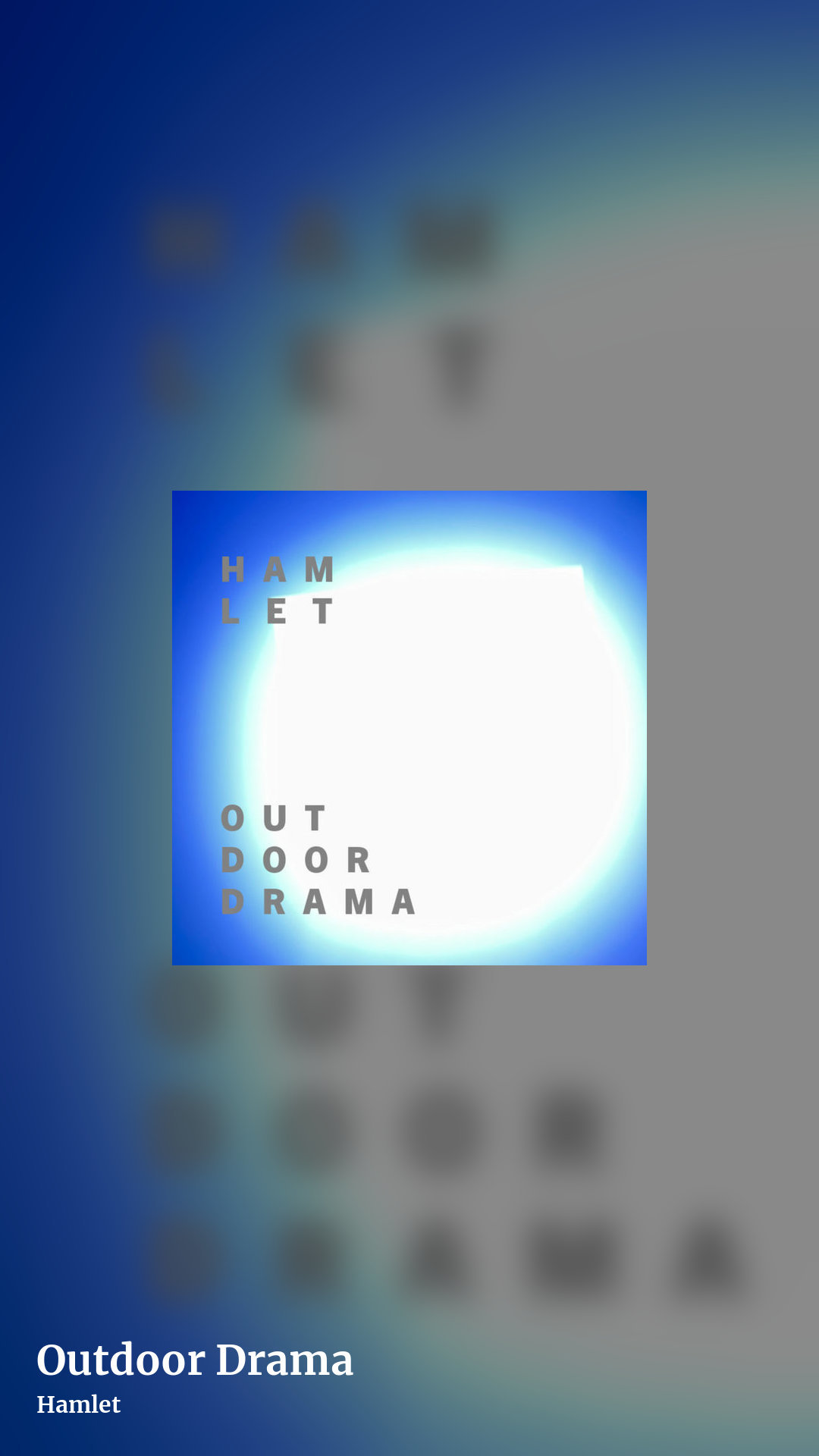 Outdoor Drama by Hamlet, story clean share image