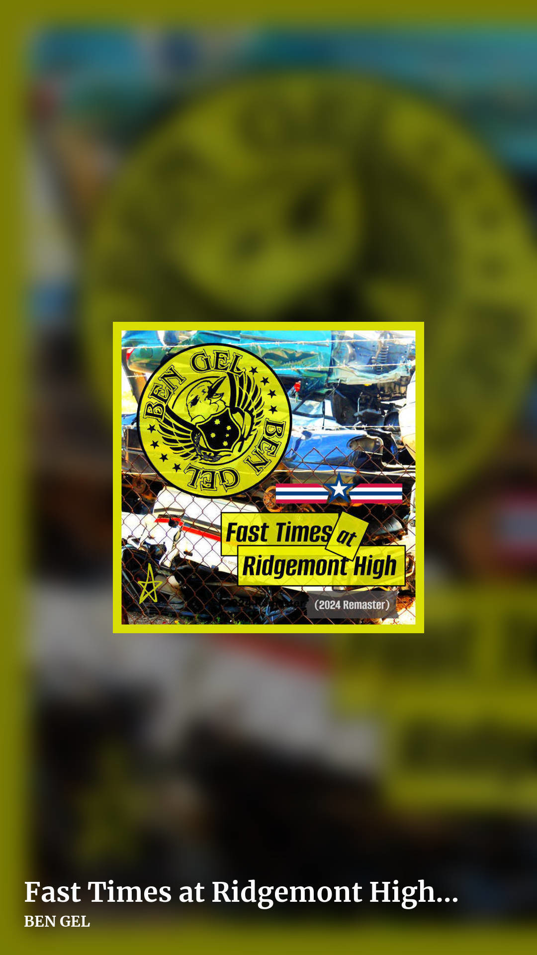 Fast Times at Ridgemont High (2024 Remaster) by BEN GEL, story clean share image