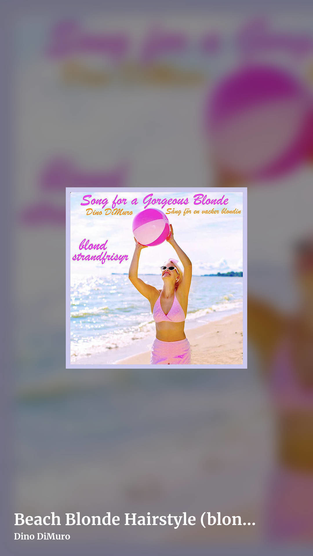 Beach Blonde Hairstyle (blond strandfrisyer) by Dino DiMuro, story clean share image