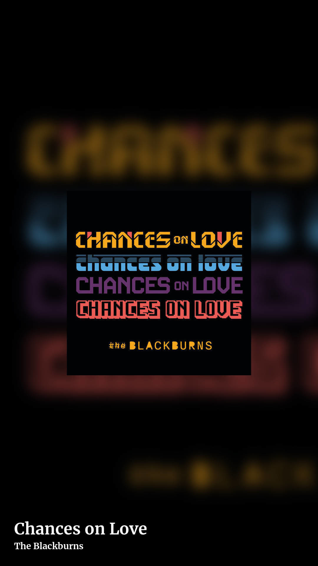 Chances on Love by The Blackburns, story clean share image