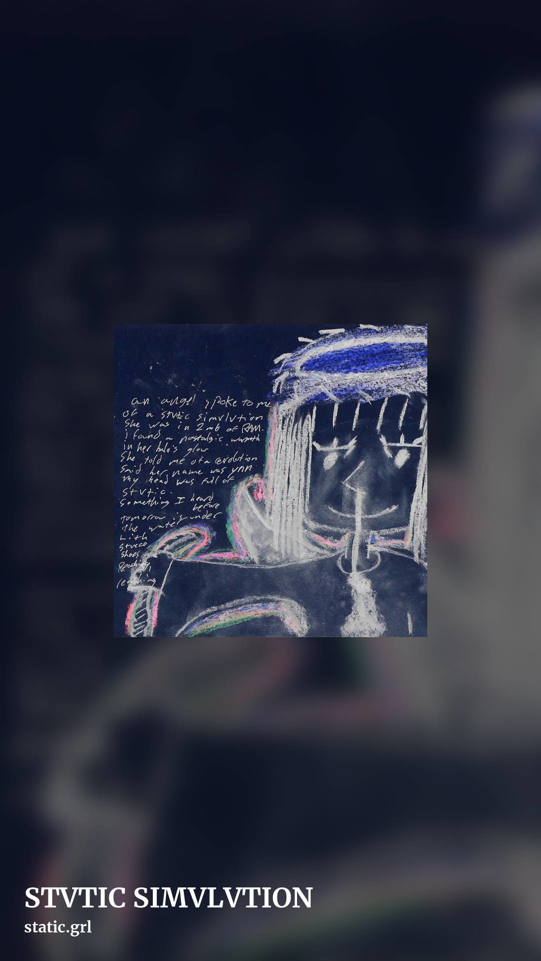 STVTIC SIMVLVTION by static.grl, story clean share image