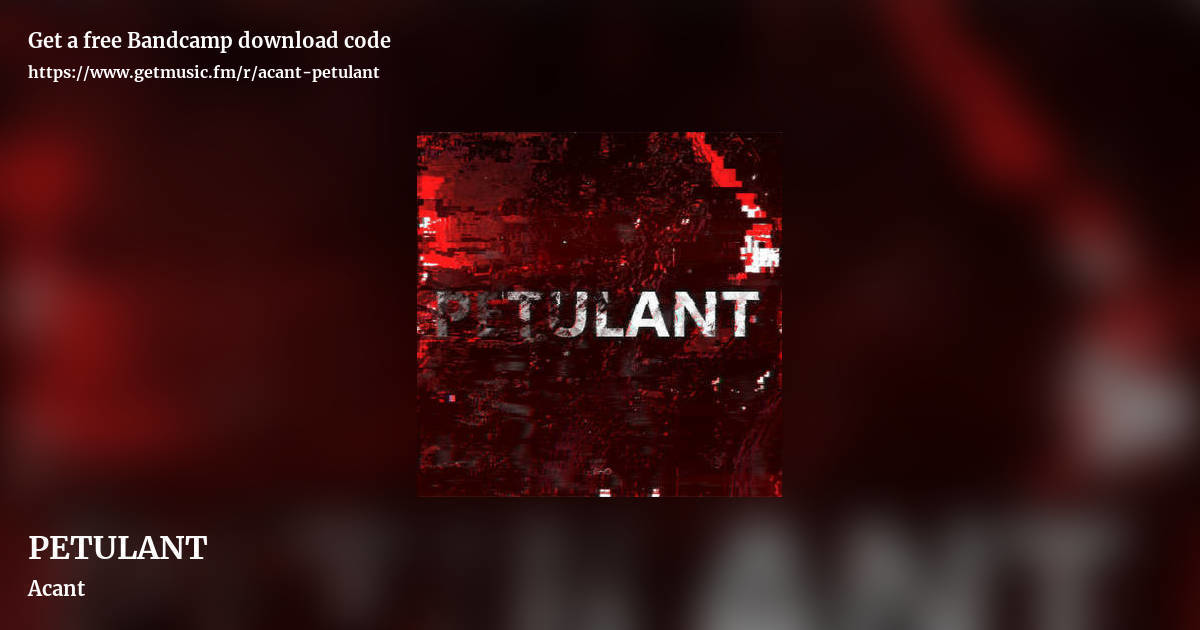 PETULANT by Acant, landscape promo share image