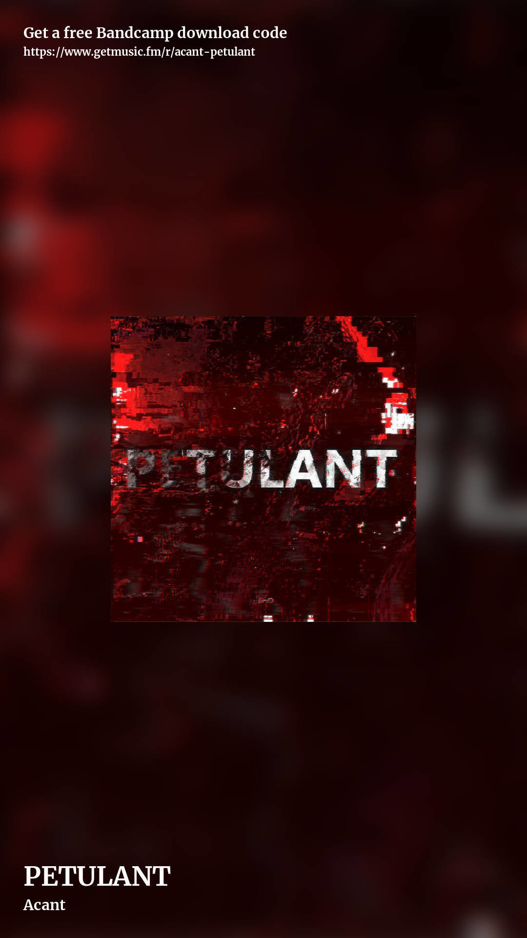 PETULANT by Acant, story promo share image