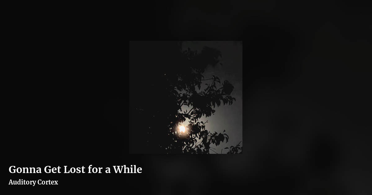 Gonna Get Lost for a While by Auditory Cortex, landscape clean share image
