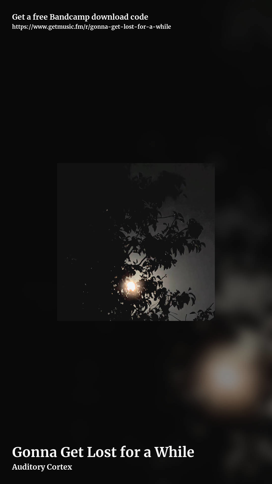 Gonna Get Lost for a While by Auditory Cortex, story promo share image