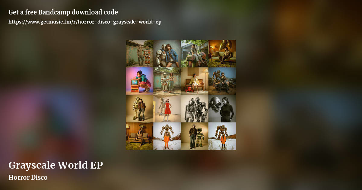 Grayscale World EP by Horror Disco, landscape promo share image
