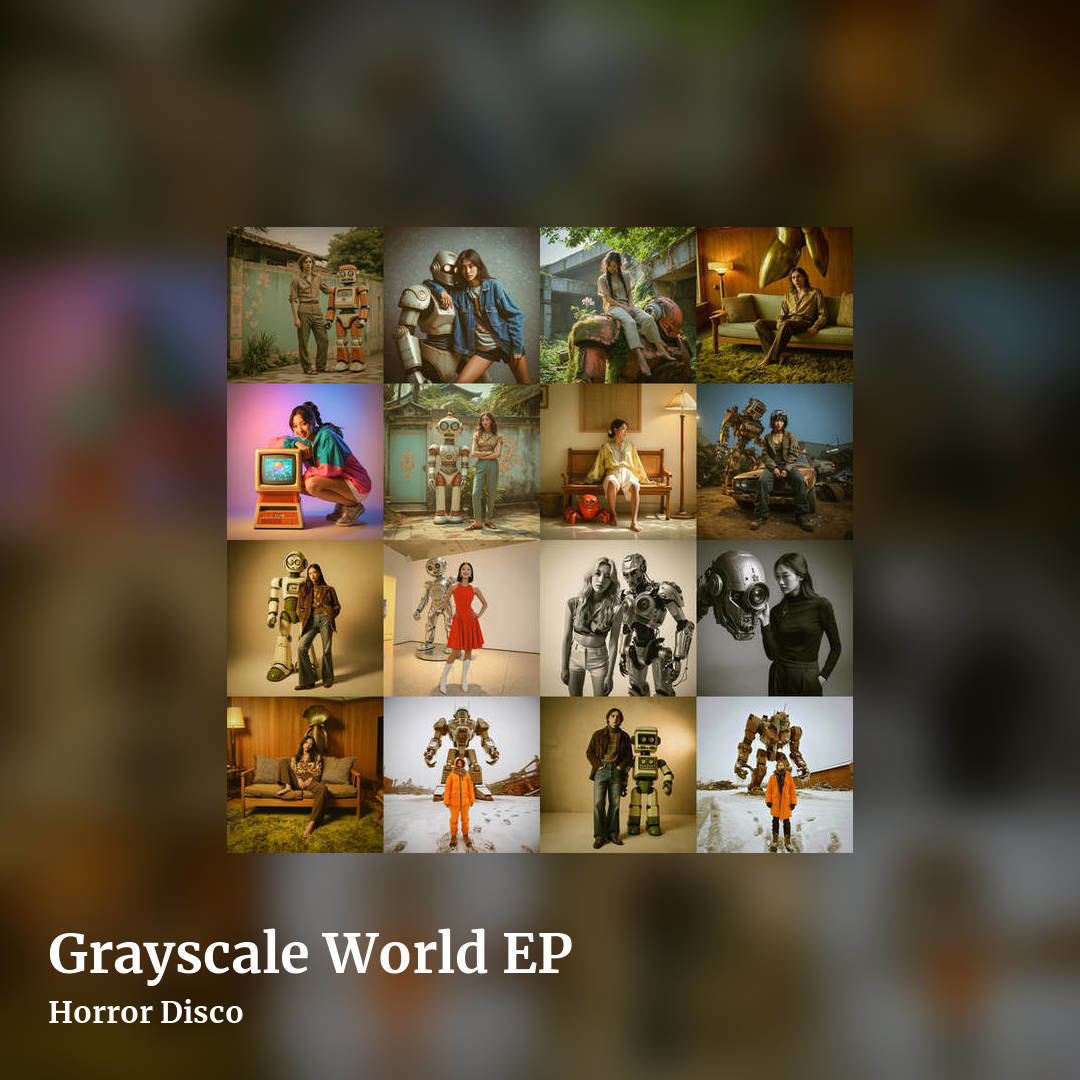 Grayscale World EP by Horror Disco, square clean share image