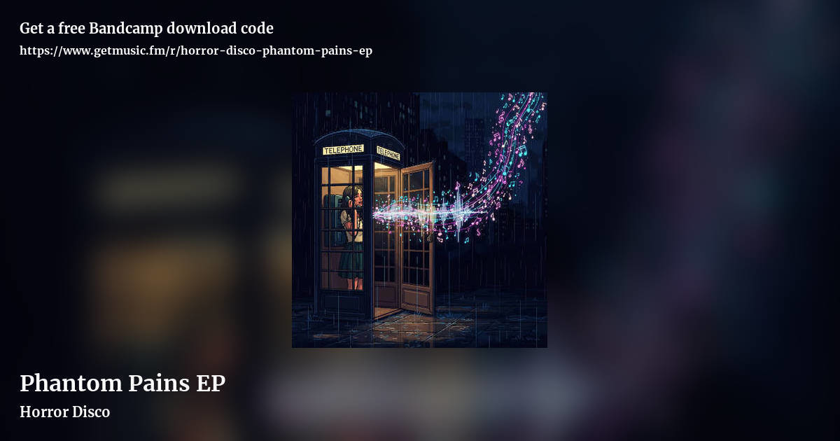 Phantom Pains EP by Horror Disco, landscape promo share image