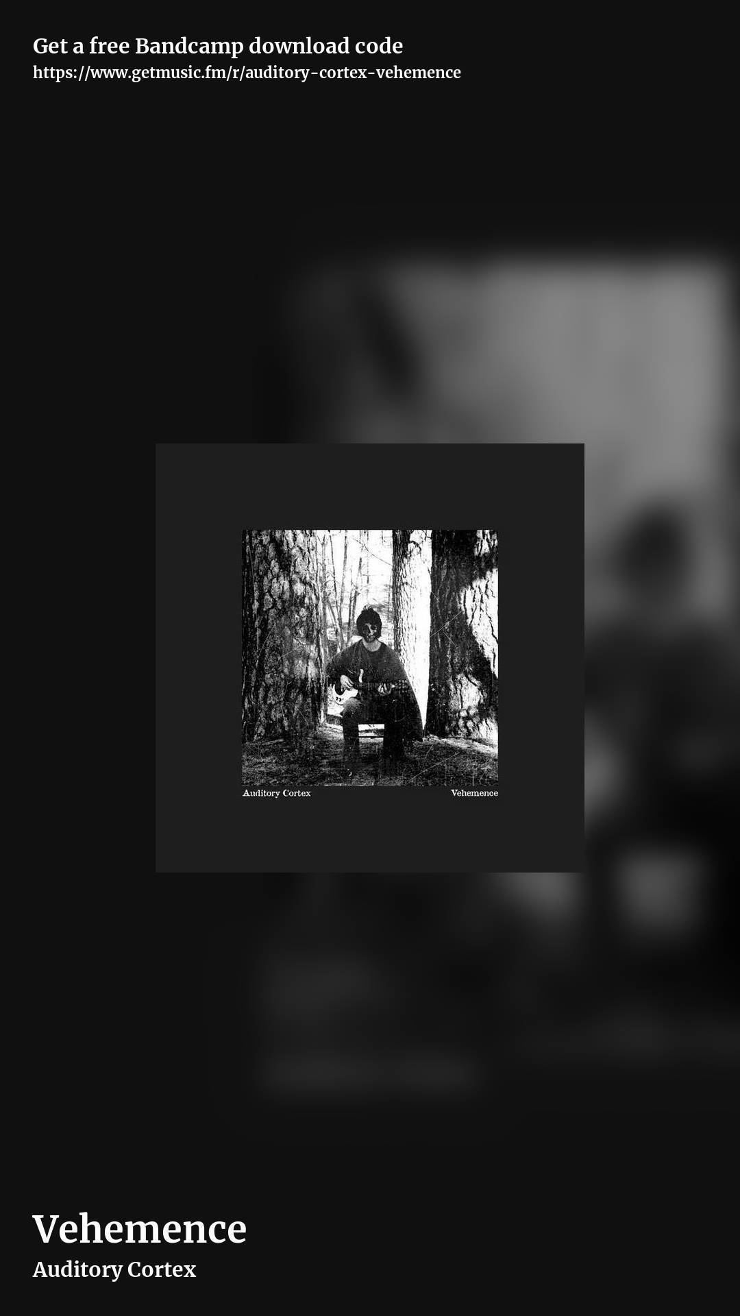 Vehemence by Auditory Cortex, story promo share image