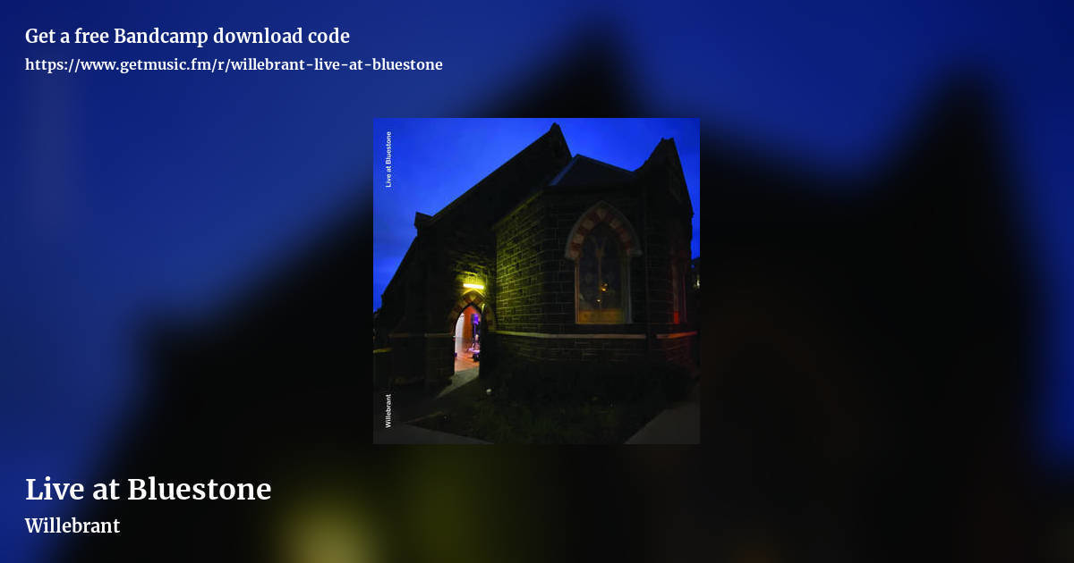 Live at Bluestone by Willebrant, landscape promo share image