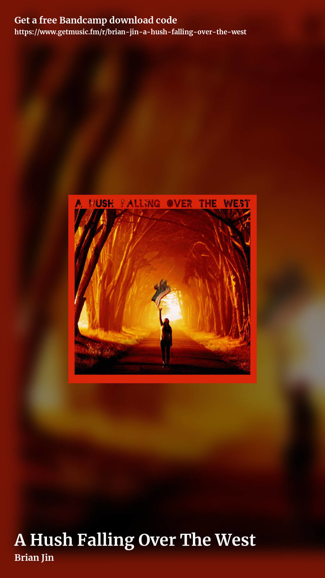 A Hush Falling Over The West by Brian Jin, story promo share image
