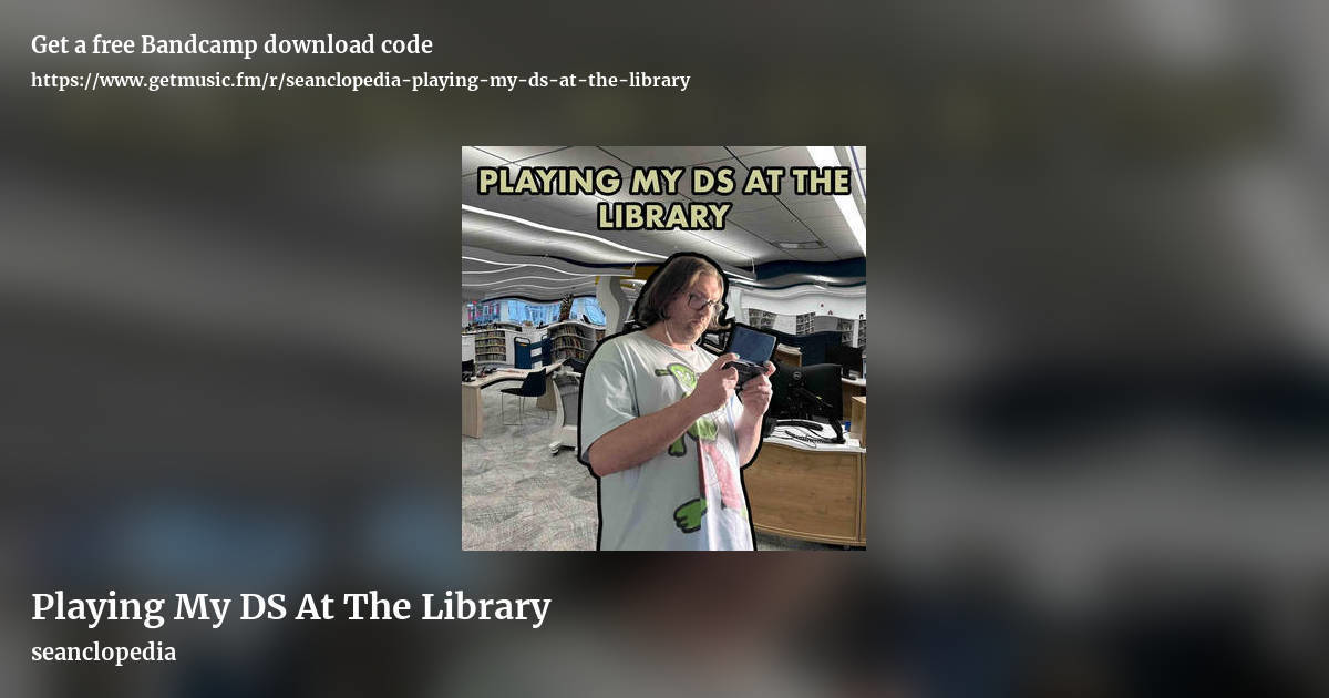 Playing My DS At The Library by seanclopedia, landscape promo share image